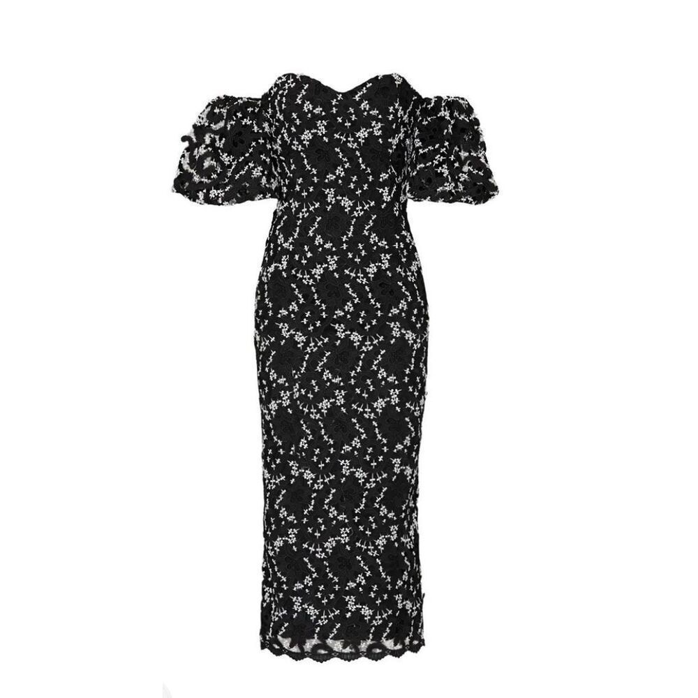 Shoshanna Sentido Dress Midnight Black‎ Size 14 MSRP: $570